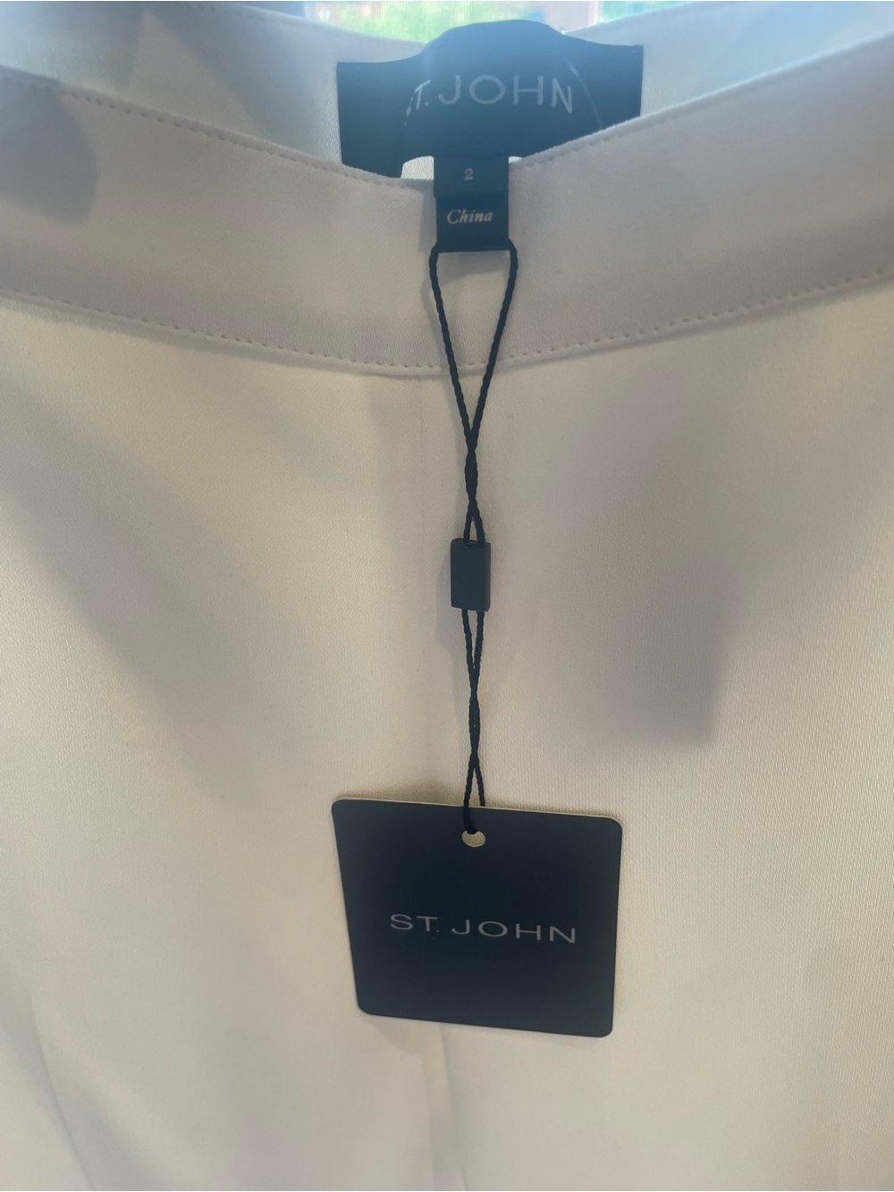 St. John White Trouser pant NWT
